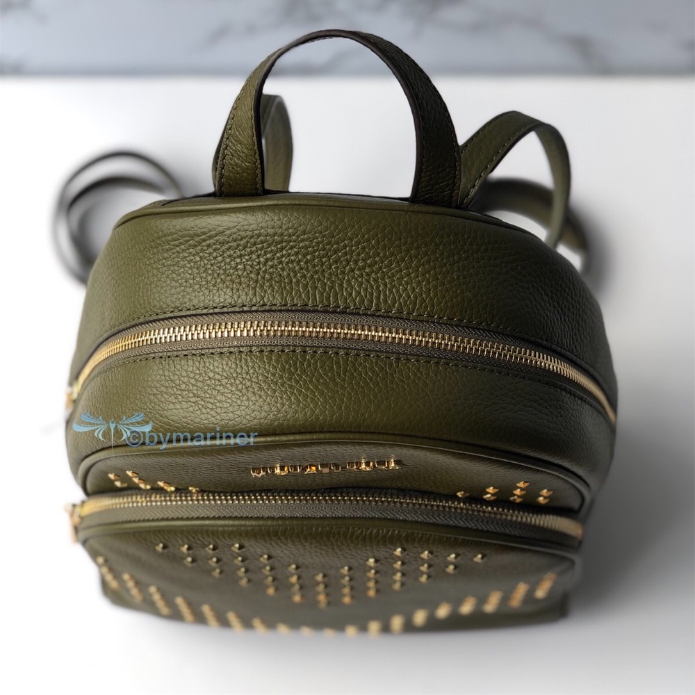 🍀 Michael Kors Abbey Studded Backpack Wallet Set - Picture 5 of 8
